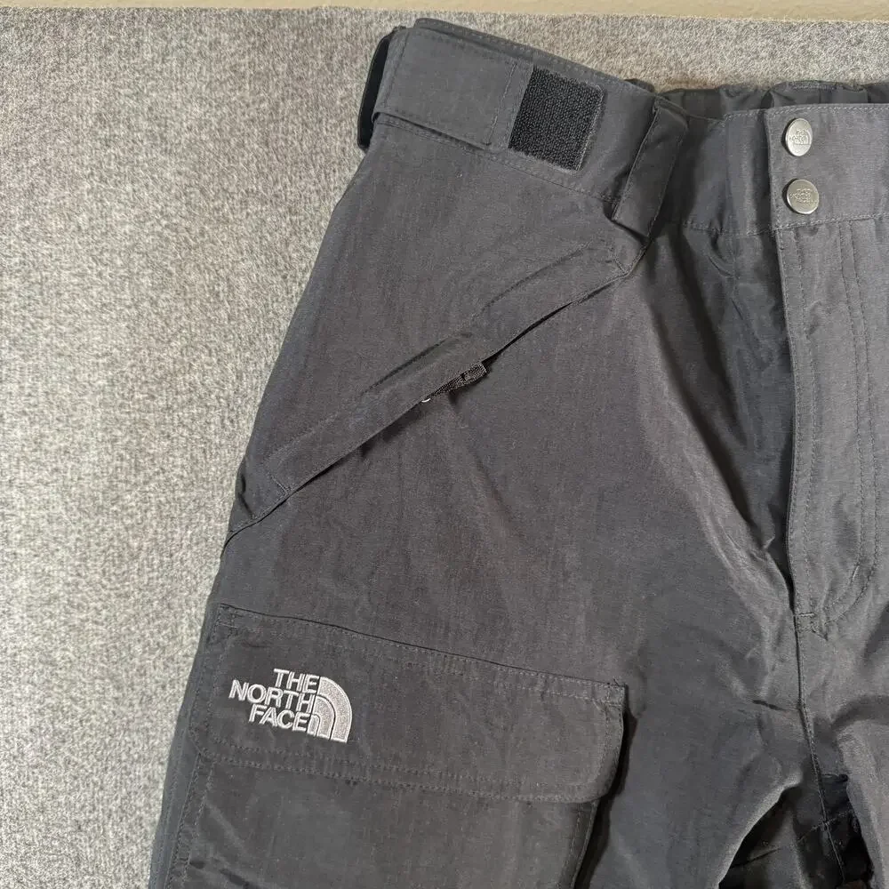 The North Face HyVent Snow Pants Mens Medium Black Waterproof Ski Cargo Vented